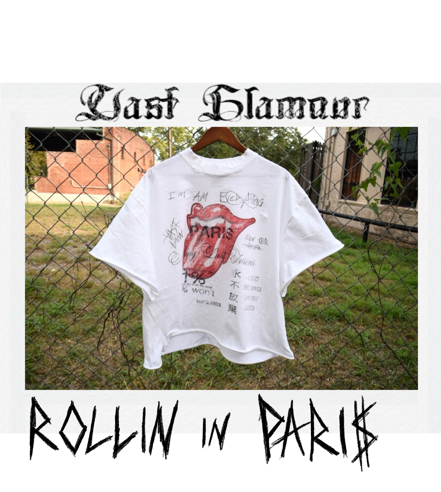 ROLLING IN PARIS TEE