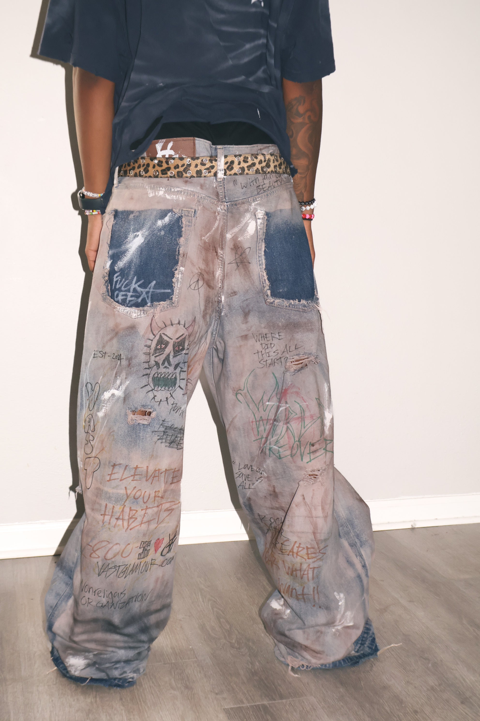 Mud Graffiti Denim
