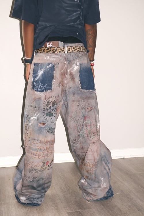 Mud Graffiti Denim