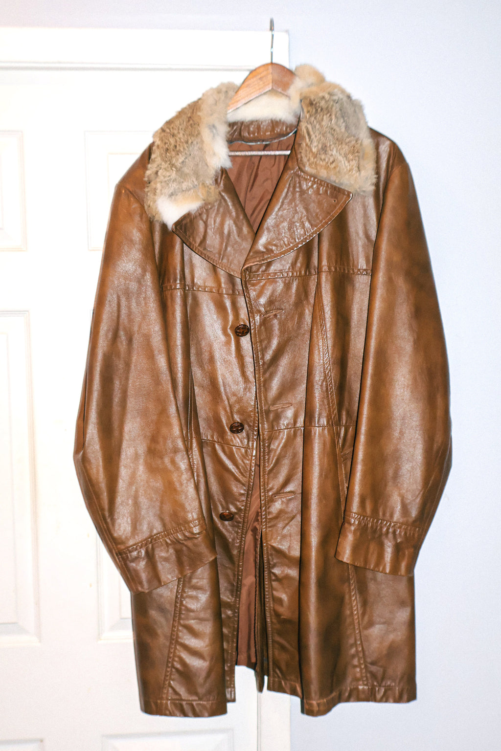 Leather TrenchCoat