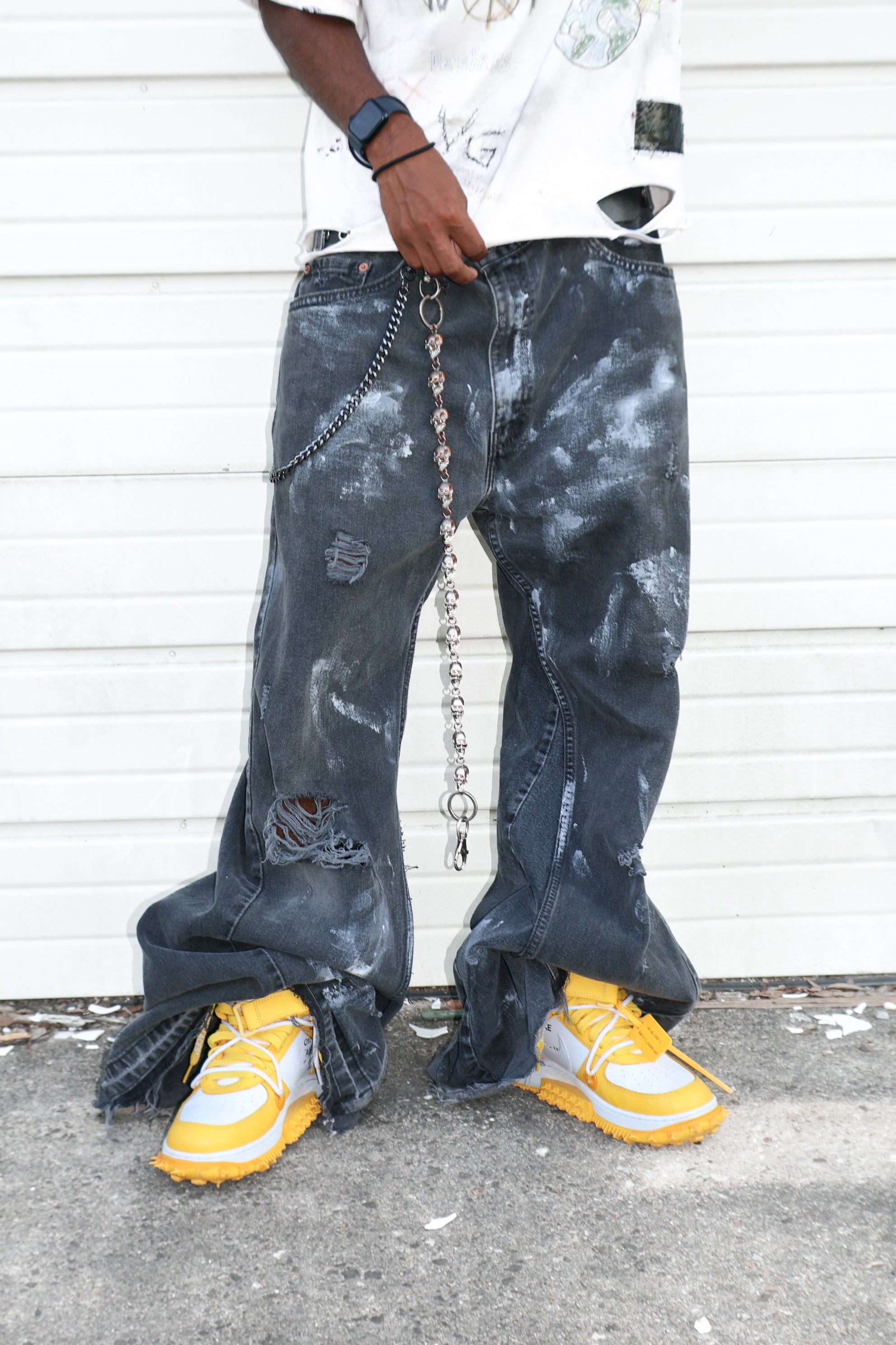Flared Painter Denim