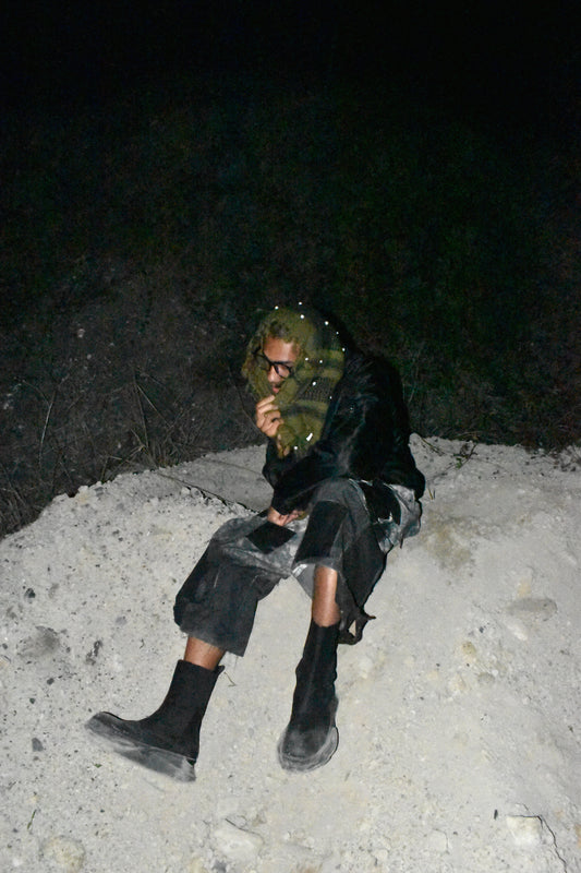 Pearled Military Scarf